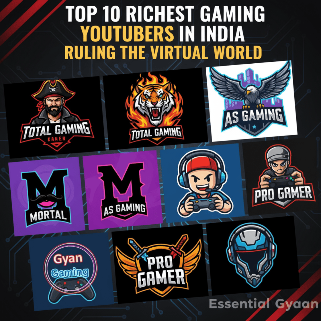 Top 10 Richest Gaming YouTubers in India Ruling the Virtual World