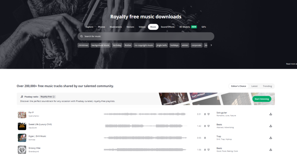 Pixabay Music
